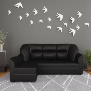 WESTIDO Leatherette 4 Seater Sofa